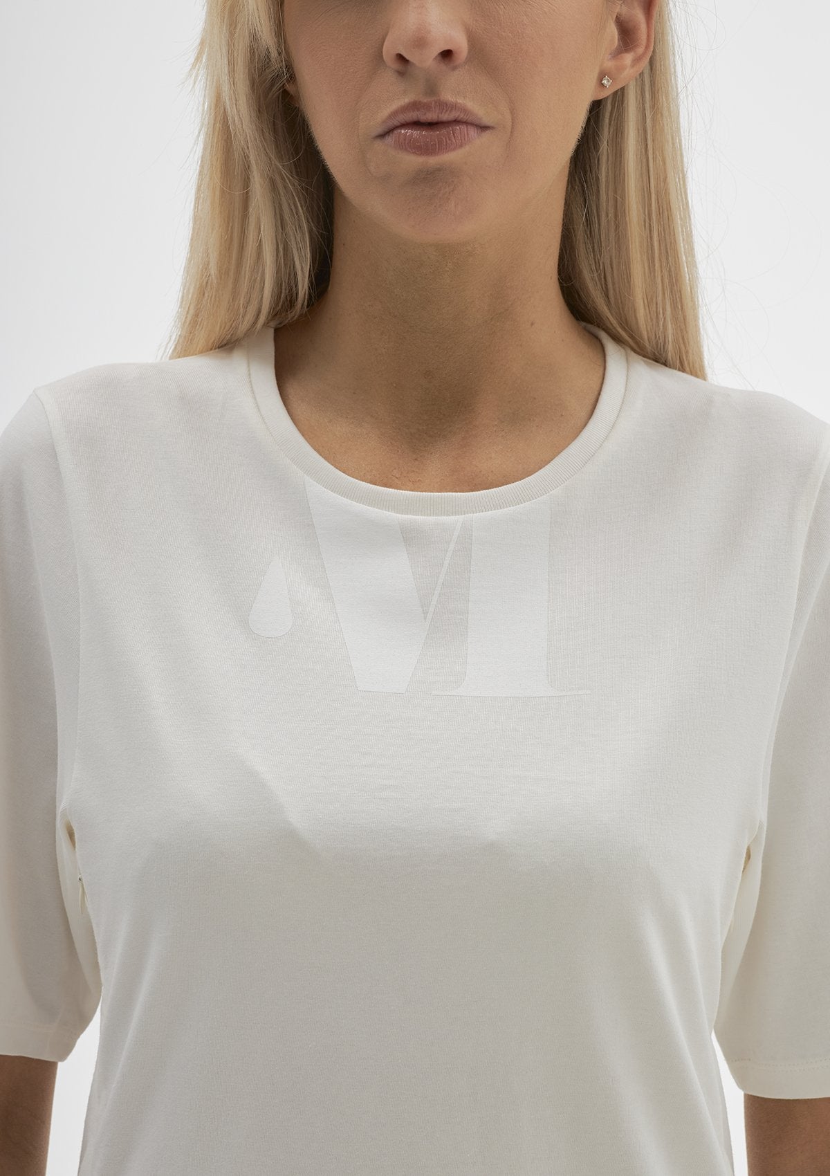 T-shirt blanc 'Who run the world? MUMS'