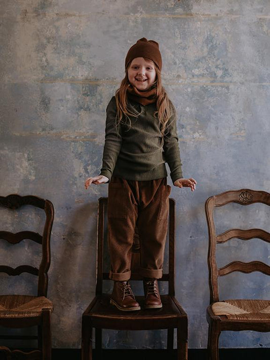 Reste 1 ! Haut côtelé