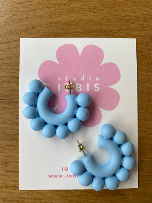 Boucles Bleu Hoop