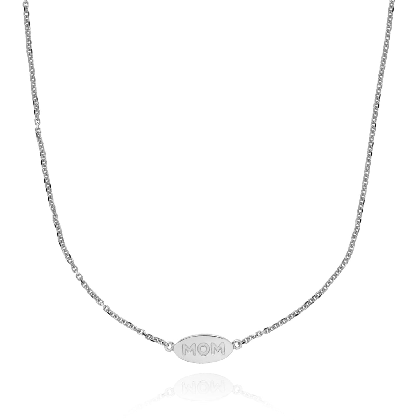 Collier MOM argent